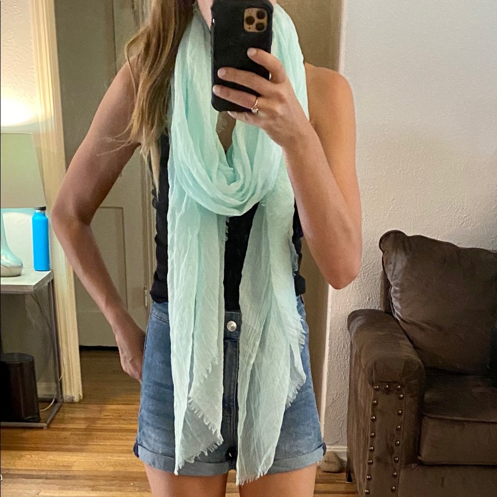 Mint Green Bright Scarf